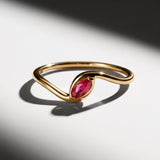 Liora Élan Ruby Ring in 18K Yellow Gold