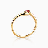 Sortija Liora Élan de Rubí en Oro Amarillo de 18 kt