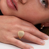Sortija Duomo Bold en Oro Amarillo de 18 Kt