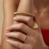 Sortija Duomo Bold en Oro Amarillo de 18 Kt