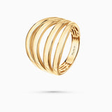 Anel Duomo Stack em ouro amarelo 18K