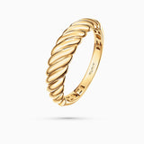Anel Duomo Twist em ouro amarelo 18 K