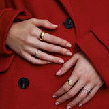 Split Duomo Ring in 18k Yellow Gold