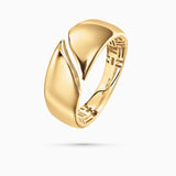 Split Duomo Ring in 18k Yellow Gold