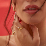 Sortija Duomo Signet en Oro Amarillo de 18 Kt