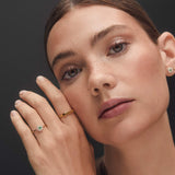 Sortija Duomo Signet en Oro Amarillo de 18 Kt