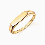 Sortija Duomo Signet en Oro Amarillo de 18 Kt