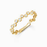 Sortija Origine Croisée de Diamantes en Oro Amarillo de 18 Kt