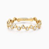 Sortija Origine Croisée de Diamantes en Oro Amarillo de 18 Kt