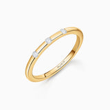 Sortija Orion de Diamantes en Oro Amarillo de 18 Kt