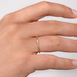 Anel Sweet Diamonds em ouro amarelo 18 K