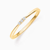 Anel Sweet Diamonds em ouro amarelo 18 K