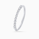 Sortija Diamonds Waterfall de Diamantes en Oro Blanco de 18 Kt