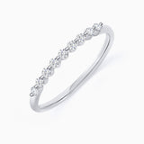 Sortija Diamonds Waterfall de Diamantes en Oro Blanco de 18 Kt