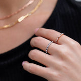 Sortija Raxel Diamonds en Oro Rosa de 18 Kt