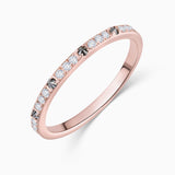 Sortija Raxel Diamonds en Oro Rosa de 18 Kt