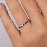 Sortija Raxel en Oro Blanco de 18 Kt