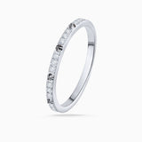 Anel de diamantes Raxel em ouro branco 18 K