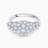 Anel de diamante Moonlight NR em ouro branco 18 K