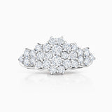 Anel de diamante Moonlight NR em ouro branco 18 K