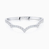 Volt Diamond Ring in 18k White Gold