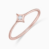 Sortija Rosa de los Vientos Hadar en Oro Rosa de 18 Kt