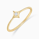 Hadar Wind Rose Ring in 18k Yellow Gold