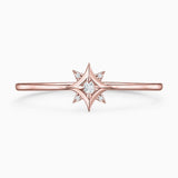 Sortija Rosa de los Vientos Mimosa en Oro Rosa de 18 Kt