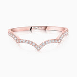 Volt Diamond Ring in 18k Rose Gold