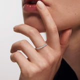 Everline Diamond Ring in 18k White Gold 