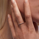 Everline Diamond Ring in 18k Rose Gold 