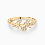 Dafne Diamond Ring in 18k Yellow Gold