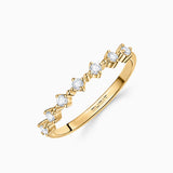 Sortija Anwen de Diamantes en Oro Amarillo de 18 Kt