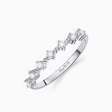 Sortija Anwen de Diamantes en Oro Blanco de 18 Kt