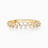 Sortija Liv de Diamantes en Oro Amarillo de 18 Kt