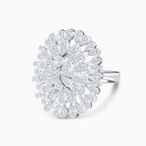 Nala Diamond Ring in 18k White Gold
