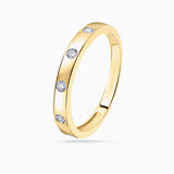 Sortija Allied de Diamantes en Oro Amarillo de 18 Kt