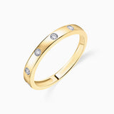 Sortija Allied de Diamantes en Oro Amarillo de 18 Kt