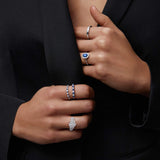 Allied Diamond Ring in 18k White Gold