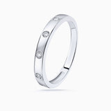 Allied Diamond Ring in 18k White Gold