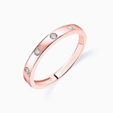 Allied Diamond Ring in 18k Rose Gold