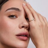 Ariadne Diamond Heart Ring in 18k Yellow Gold