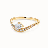 Sortija Liora Senda de Diamantes en Oro Amarillo de 18 kt