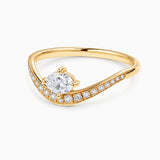 Sortija Liora Senda de Diamantes en Oro Amarillo de 18 kt