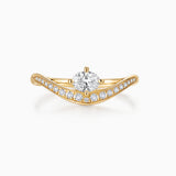Sortija Liora Senda de Diamantes en Oro Amarillo de 18 kt