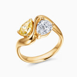 Sortija Liora de Diamantes en Oro Amarillo de 18 kt