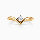 Sortija Liora Aria de Diamante en Oro Amarillo de 18 kt