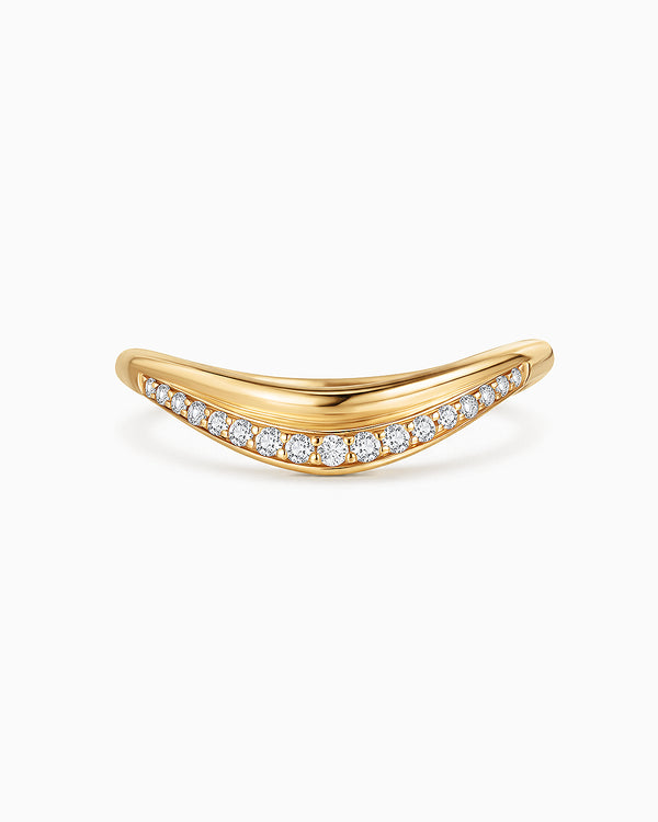 Sortija Liora Lumina de Diamantes en Oro Amarillo de 18 kt