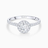 Rosalind 1 ct Solitaire Diamond Ring in 18k White Gold
