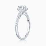 Rosalind 1 ct Solitaire Diamond Ring in 18k White Gold